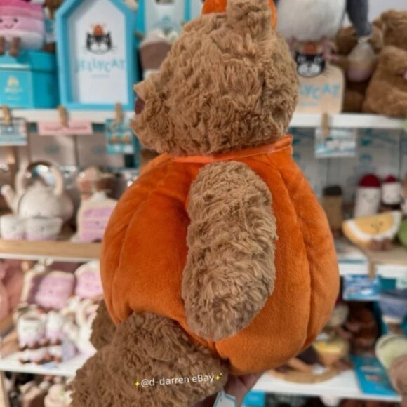 Jellycat Barthlomew Bear Custome Pumpkin Cute Limited Edition BNWT and Dust Bag - Picture 6 of 7